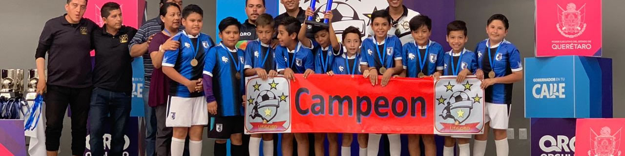 Academia de Fútbol Gallos Blancos Truchuelo, Filial Club Querétaro, Qro.  México